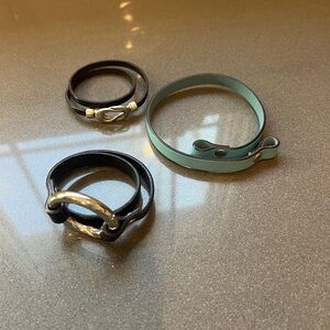 Leather Wrap Bracelet Set